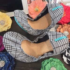 Tieks Seafield Check Size 10 Limited Release